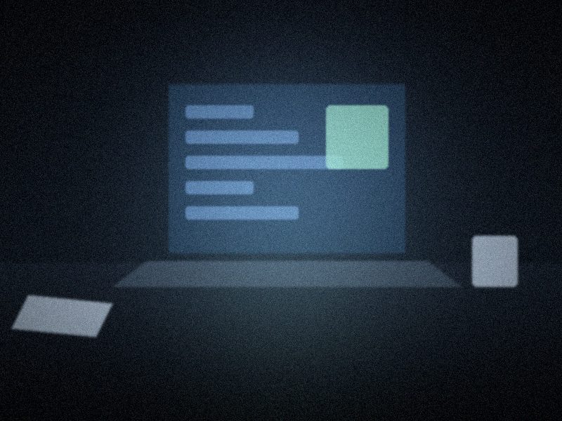 Ordinateur portable ouvert sur un tableau de suivi de dossier